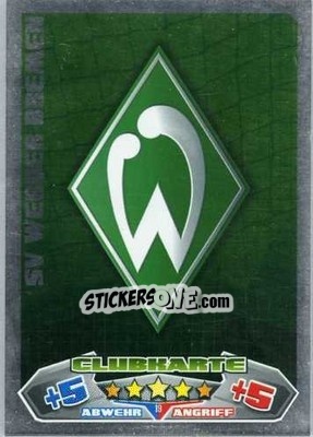 Sticker Club Logo - German Football Bundesliga 2012-2013. Match Attax n. 19 - Topps