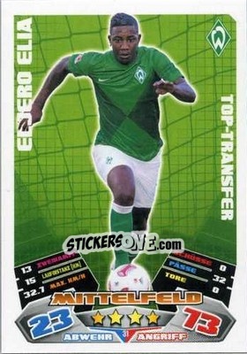 Cromo Eljero Elia - German Football Bundesliga 2012-2013. Match Attax - Topps