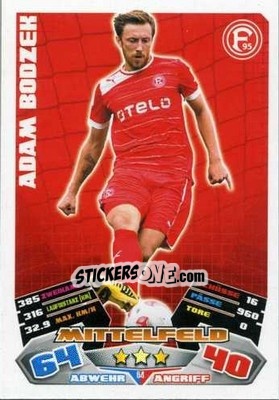 Sticker Adam Bodzek - German Football Bundesliga 2012-2013. Match Attax - Topps