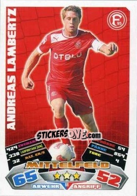 Sticker Andreas Lambertz - German Football Bundesliga 2012-2013. Match Attax - Topps