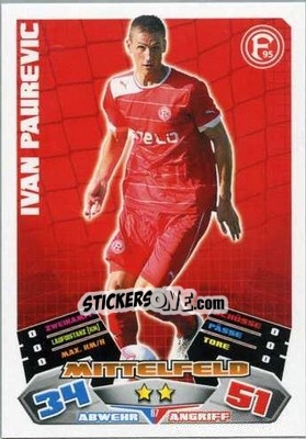 Sticker Ivan Paurevic - German Football Bundesliga 2012-2013. Match Attax - Topps