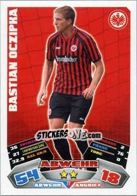 Figurina Bastian Oczipka - German Football Bundesliga 2012-2013. Match Attax - Topps