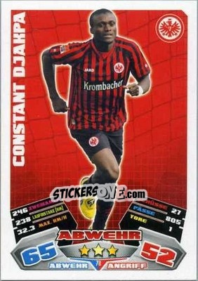 Cromo Constant Djakpa - German Football Bundesliga 2012-2013. Match Attax - Topps