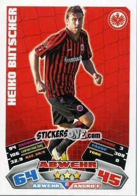 Sticker Heiko Butscher - German Football Bundesliga 2012-2013. Match Attax - Topps
