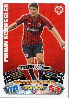 Figurina Pirmin Schwegler - German Football Bundesliga 2012-2013. Match Attax - Topps