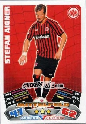Sticker Stefan Aigner - German Football Bundesliga 2012-2013. Match Attax - Topps