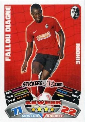 Cromo Fallou Diagne - German Football Bundesliga 2012-2013. Match Attax - Topps