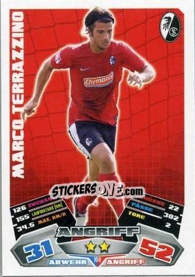 Sticker Marco Terrazzino - German Football Bundesliga 2012-2013. Match Attax - Topps