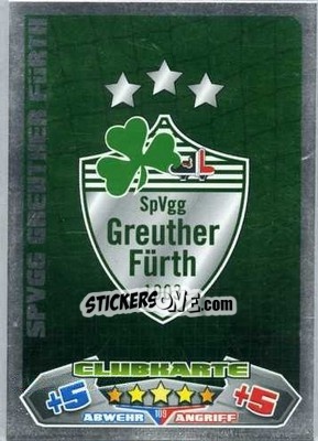 Sticker Club Logo - German Football Bundesliga 2012-2013. Match Attax n. 109 - Topps