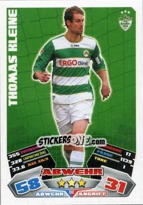 Sticker Thomas Kleine - German Football Bundesliga 2012-2013. Match Attax - Topps