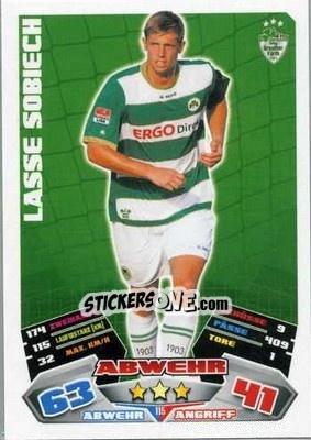 Sticker Lasse Sobiech - German Football Bundesliga 2012-2013. Match Attax - Topps