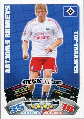 Figurina Artjoms Rudnevs - German Football Bundesliga 2012-2013. Match Attax - Topps