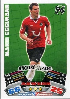 Sticker Mario Eggimann - German Football Bundesliga 2012-2013. Match Attax - Topps