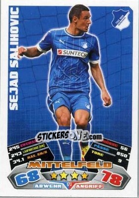 Sticker Sejad Salihovic - German Football Bundesliga 2012-2013. Match Attax - Topps