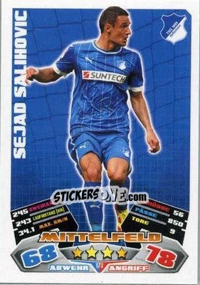 Sticker Sejad Salihovic - German Football Bundesliga 2012-2013. Match Attax n. 173 - Topps