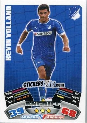 Sticker Kevin Volland - German Football Bundesliga 2012-2013. Match Attax - Topps