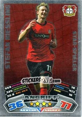 Sticker Stefan Kießling - German Football Bundesliga 2012-2013. Match Attax n. 197 - Topps
