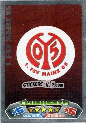 Sticker Club Logo - German Football Bundesliga 2012-2013. Match Attax n. 199 - Topps
