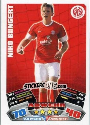 Figurina Niko Bungert - German Football Bundesliga 2012-2013. Match Attax - Topps