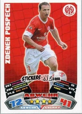 Figurina Zdenek Pospech - German Football Bundesliga 2012-2013. Match Attax - Topps