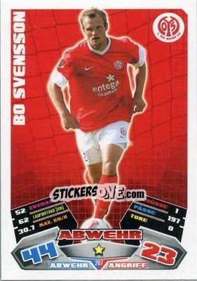 Sticker Bo Svensson - German Football Bundesliga 2012-2013. Match Attax - Topps