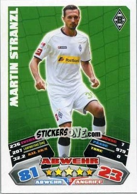 Sticker Martin Stranzl - German Football Bundesliga 2012-2013. Match Attax - Topps