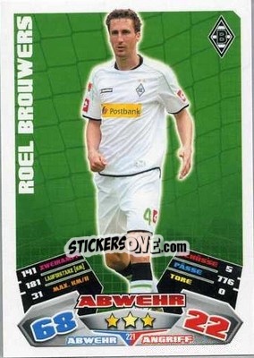 Figurina Roel Brouwers - German Football Bundesliga 2012-2013. Match Attax - Topps