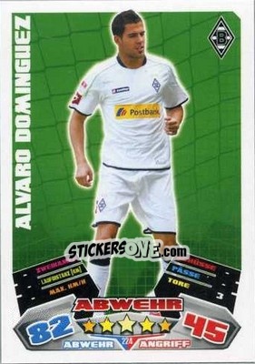 Sticker Alvaro Dominguez - German Football Bundesliga 2012-2013. Match Attax - Topps