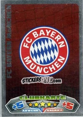 Sticker Club Logo - German Football Bundesliga 2012-2013. Match Attax - Topps