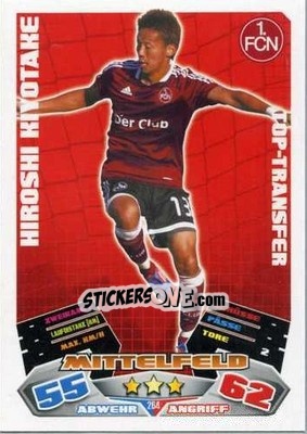 Sticker Hiroshi Kiyotake - German Football Bundesliga 2012-2013. Match Attax n. 264 - Topps