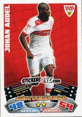 Sticker Johan Audel - German Football Bundesliga 2012-2013. Match Attax - Topps