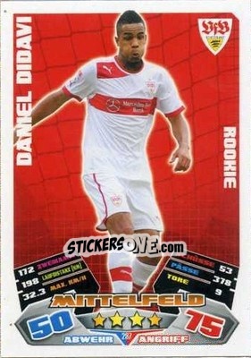 Sticker Daniel Didavi - German Football Bundesliga 2012-2013. Match Attax n. 297 - Topps