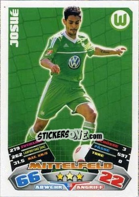 Sticker Josué - German Football Bundesliga 2012-2013. Match Attax - Topps