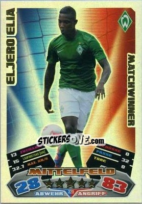 Figurina Eljero Elia - German Football Bundesliga 2012-2013. Match Attax - Topps