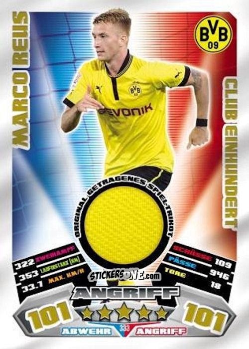 Figurina Marco Reus - German Football Bundesliga 2012-2013. Match Attax n. 333t - Topps