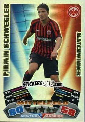 Sticker Pirmin Schwegler - German Football Bundesliga 2012-2013. Match Attax n. 337 - Topps