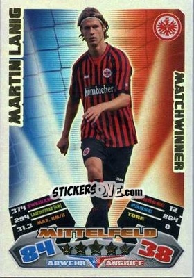Sticker Martin Lanig - German Football Bundesliga 2012-2013. Match Attax n. 339 - Topps