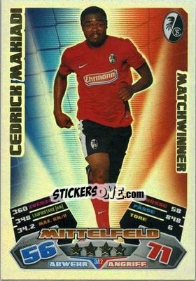 Sticker Cedrick Makiadi - German Football Bundesliga 2012-2013. Match Attax - Topps