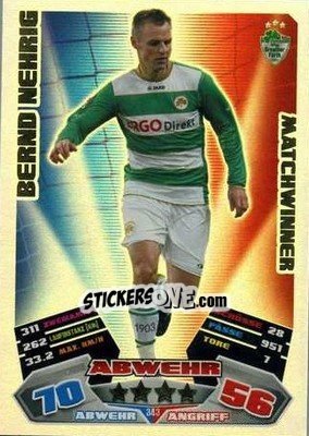 Cromo Bernd Nehrig - German Football Bundesliga 2012-2013. Match Attax - Topps