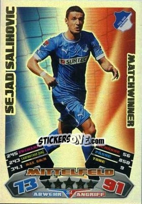 Sticker Sejad Salihovic - German Football Bundesliga 2012-2013. Match Attax n. 354 - Topps