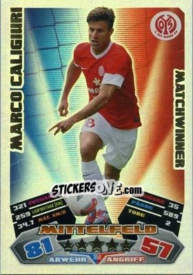 Sticker Marco Caligiuri - German Football Bundesliga 2012-2013. Match Attax - Topps