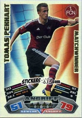 Sticker Tomas Pekhart - German Football Bundesliga 2012-2013. Match Attax - Topps