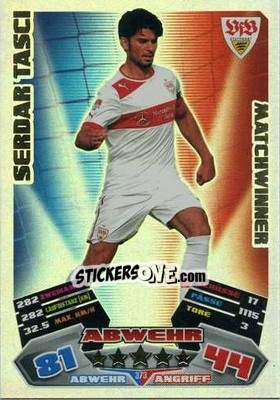 Sticker Serdar Tasci - German Football Bundesliga 2012-2013. Match Attax n. 373 - Topps