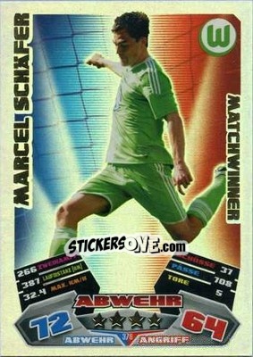 Figurina Marcel Schäfer - German Football Bundesliga 2012-2013. Match Attax - Topps