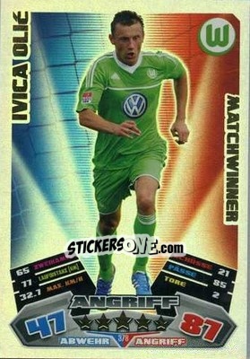 Cromo Ivica Olic - German Football Bundesliga 2012-2013. Match Attax - Topps