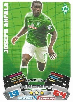 Sticker Joseph Akpala - German Football Bundesliga 2012-2013. Match Attax n. 383 - Topps