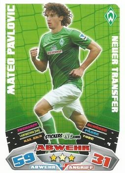 Sticker Mateo Pavlovic - German Football Bundesliga 2012-2013. Match Attax n. 384 - Topps