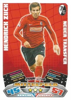 Cromo Hendrick Zuck - German Football Bundesliga 2012-2013. Match Attax n. 396 - Topps