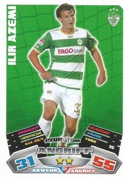 Cromo Ilir Azemi - German Football Bundesliga 2012-2013. Match Attax n. 398 - Topps