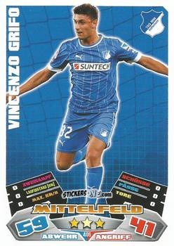 Sticker Vincenzo Grifo - German Football Bundesliga 2012-2013. Match Attax n. 406 - Topps
